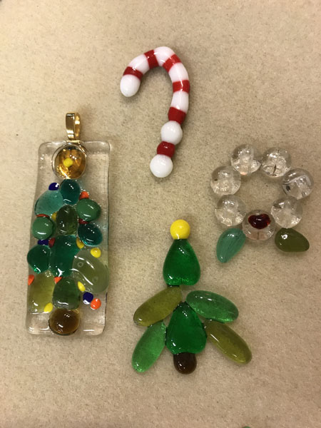 Fused Glass Ornaments