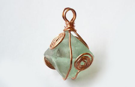 Wire Wrapped Fluorite
